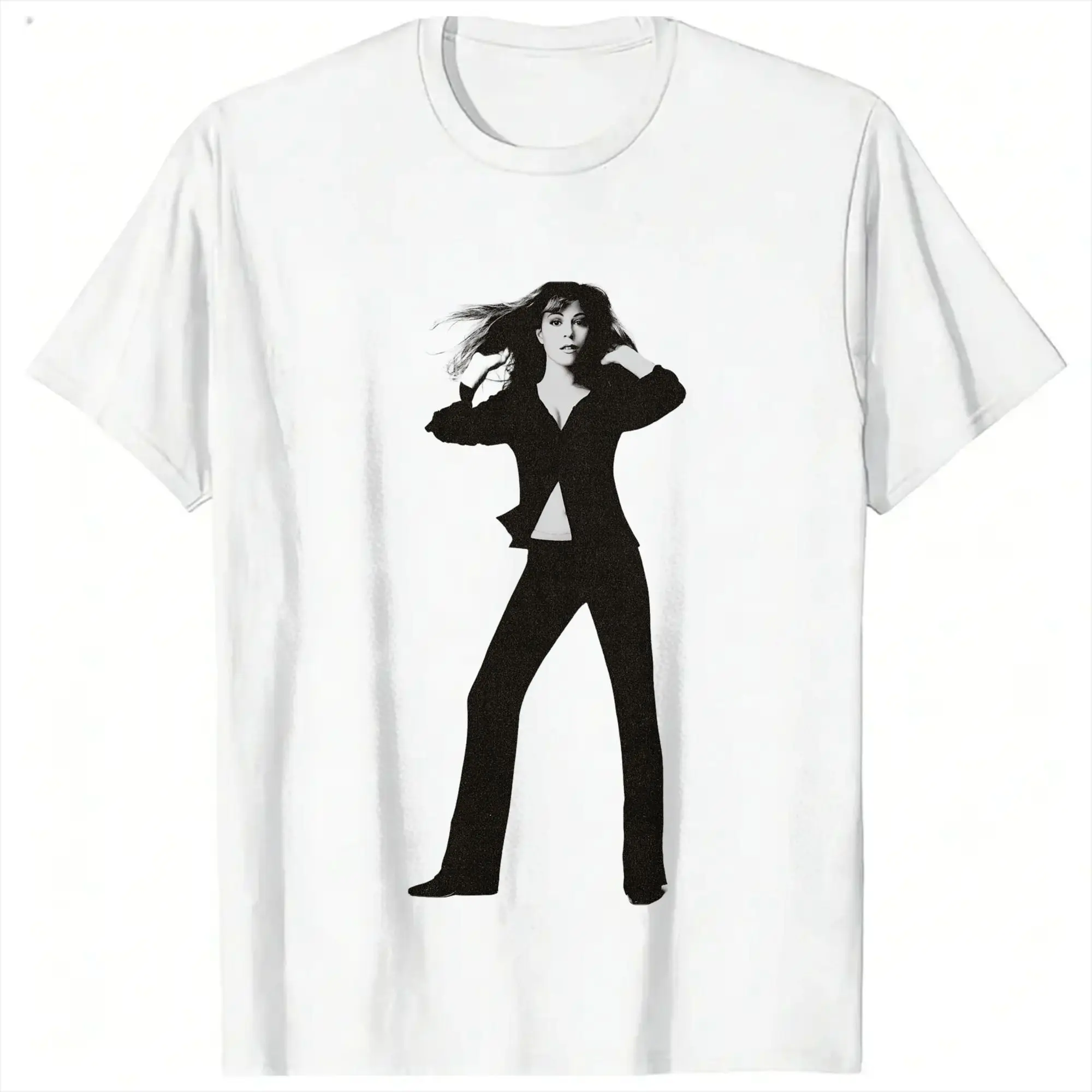 Harajuku T-Shirt Beach Mariahs Careys Daydream Anniversary T Shirts  Cotton Tee Shirt for Y2K Fun Custom Short Sleeve Clothes