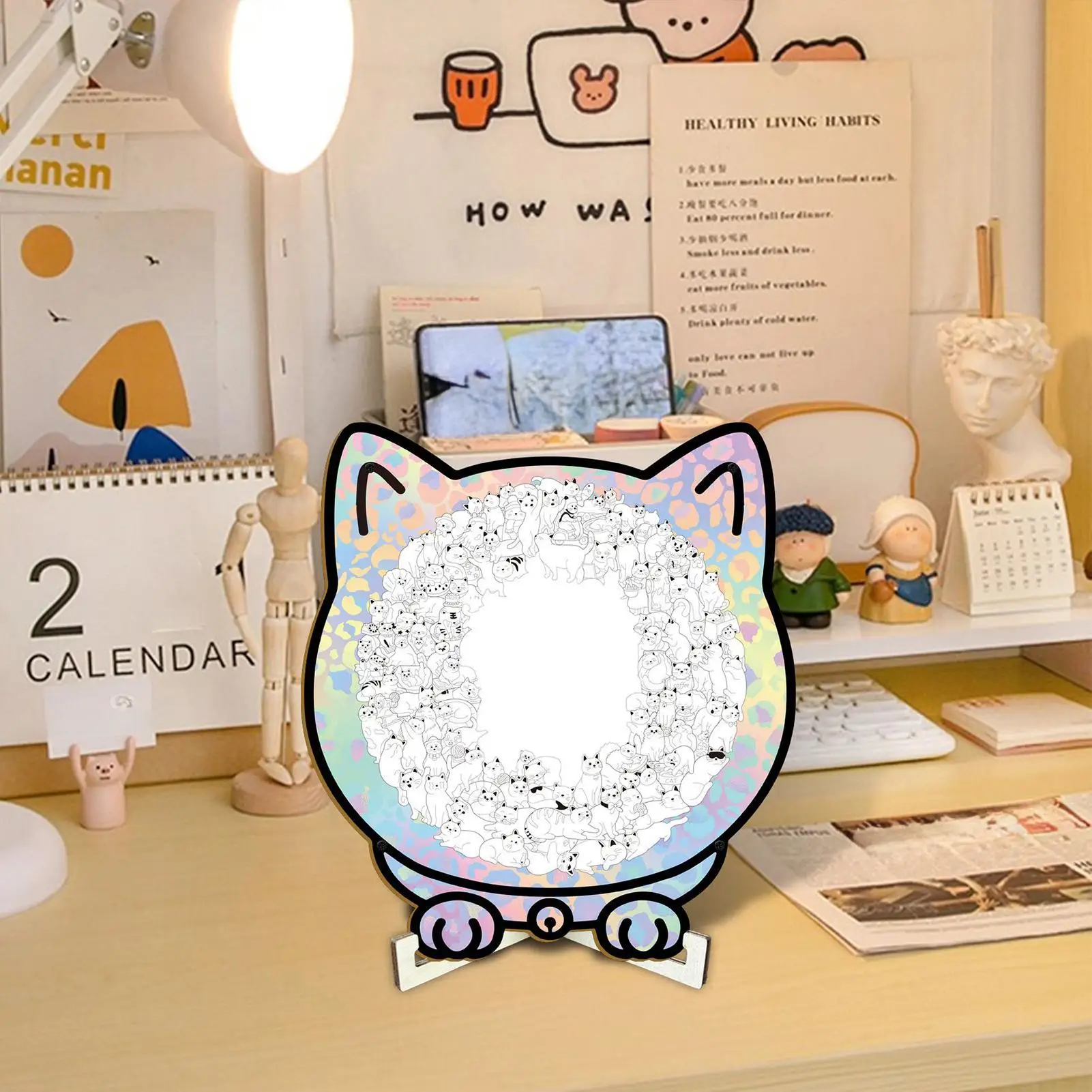 

Деревянные игрушки-пазлы в форме кошки, милые игрушки, деревянные пазлы с животными для взрослых, для женщин, мужчин, детей, сына, дочки, подростков