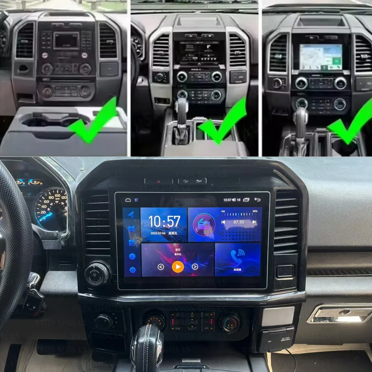 New model 13.1INCH Android Car Radio For Ford F150 2015 -2021 auto CarPlay GPS Navigation MultiMedia Video Player WIFI 4G