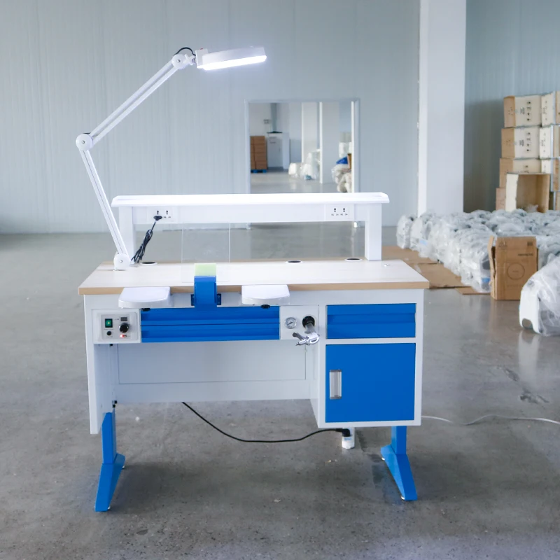 Single Workbench 1.2M Dental Lab Work Bench Technician Workstation for Dental Laboratory – All Accessories Included - view 6