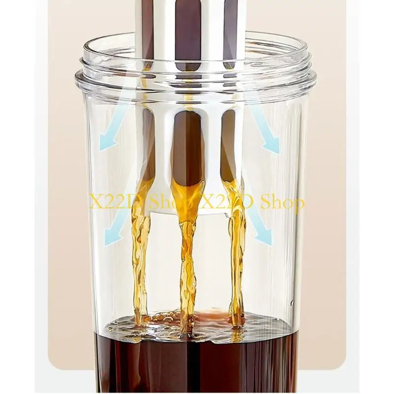 

X22D Refrigerator Kettle Fruit Teas Cold Water-Cup Cold Brewed Coffee Pot Water Cup