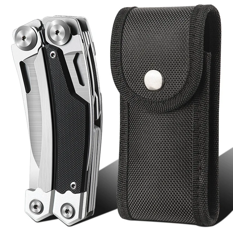 

Outdoor Stainless Steel Mini Multifunctional Cable Stripping Combination Survival Folding EDC Tool Pliers Camping Equipment