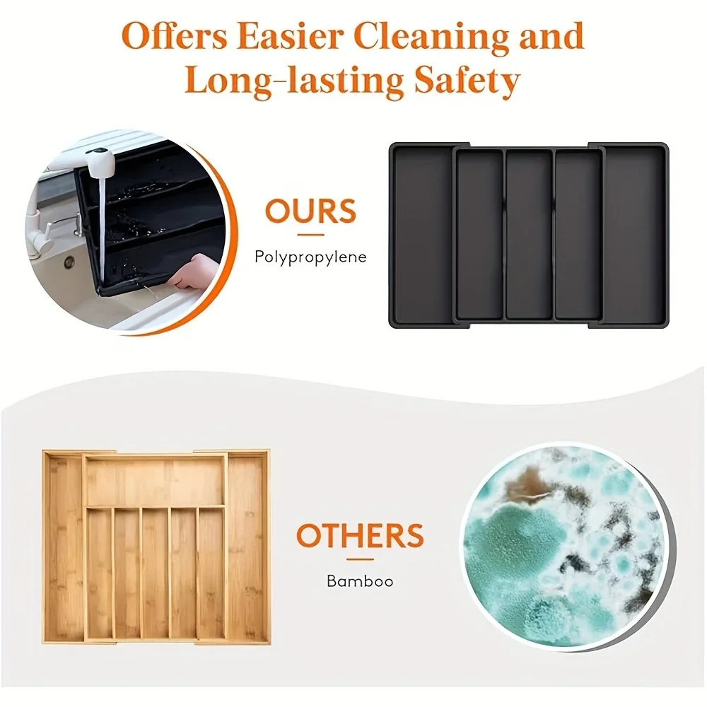 Thumbnail 4 - #70 Latest Kitchen Drawer Organisers Offers