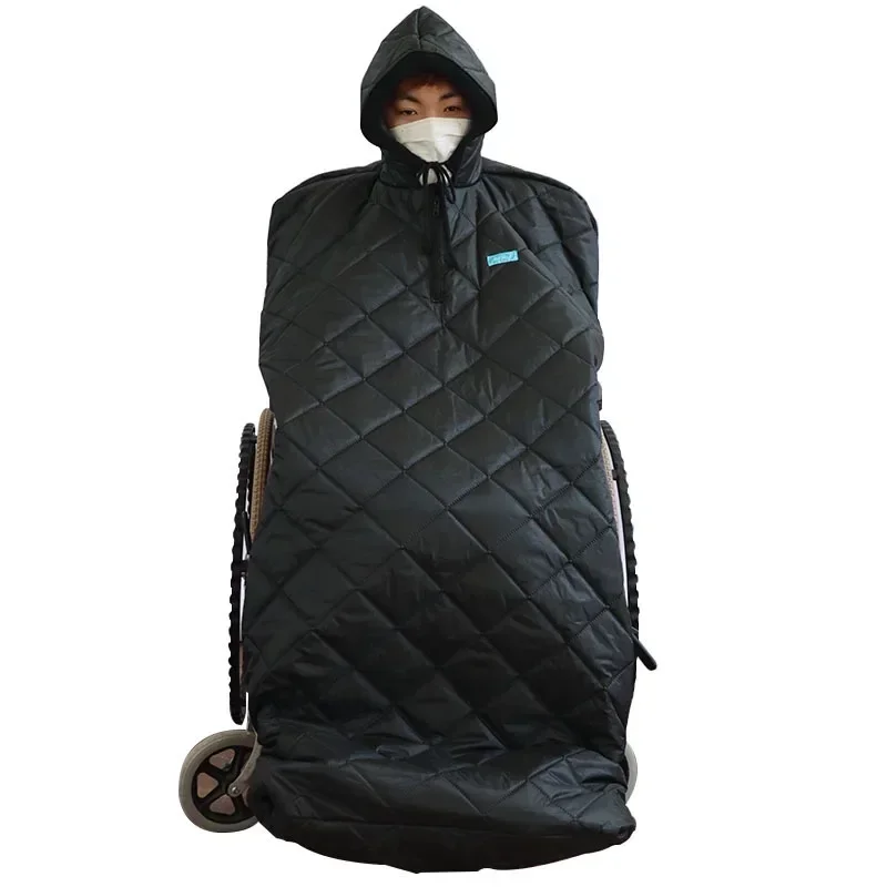 Adult Elderly Wheelchair Windproof Blanket Warm Cover Knee Leg Protectors Winter Cold Proof Windproof Thick Warm Blanket Outdoor