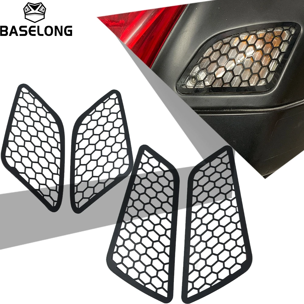 

Motorcycle Front Rear Turn Signal Light Indicator Case Net Cover Mesh For VE*SPA GTS 125 250 300 GTS125 GTS250 GTS300 All Years