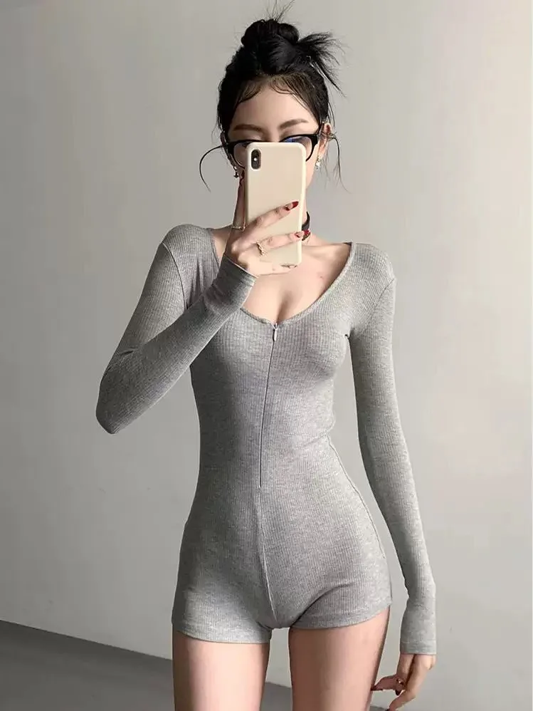 Printemps automne longue Sve V Ne combinaison femmes sport décontracté orts Yoga vêtements taille haute jambe droite pantalon