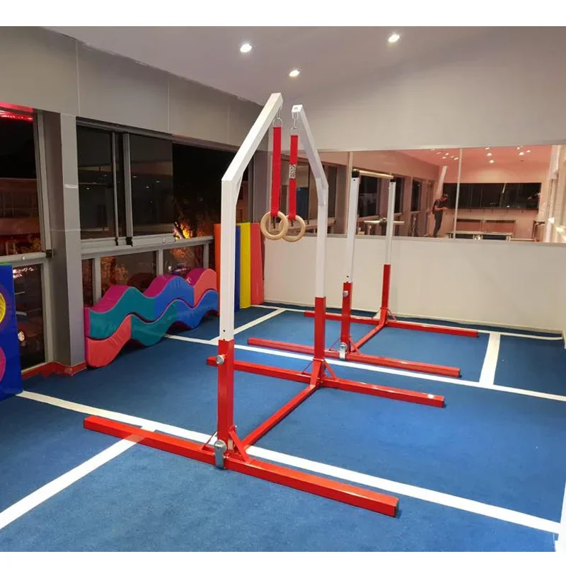 Hot sale  international standard Uneven Bar  gymnastics ring kids gymnastic equipment  for Competition training exported