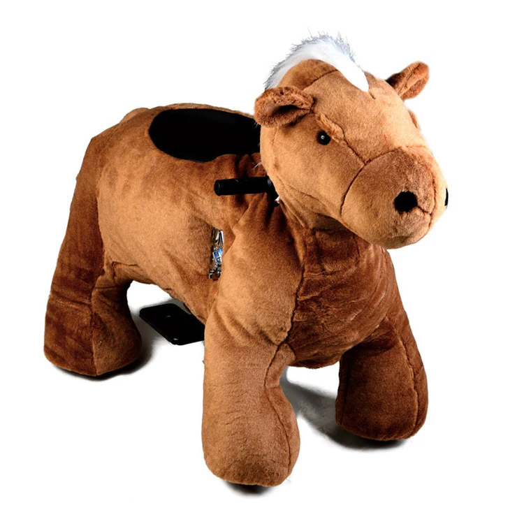 SIBO ملاهي موسيقى المشي على لعبة Stuffy Peluches Montable Electrico Animal Ride