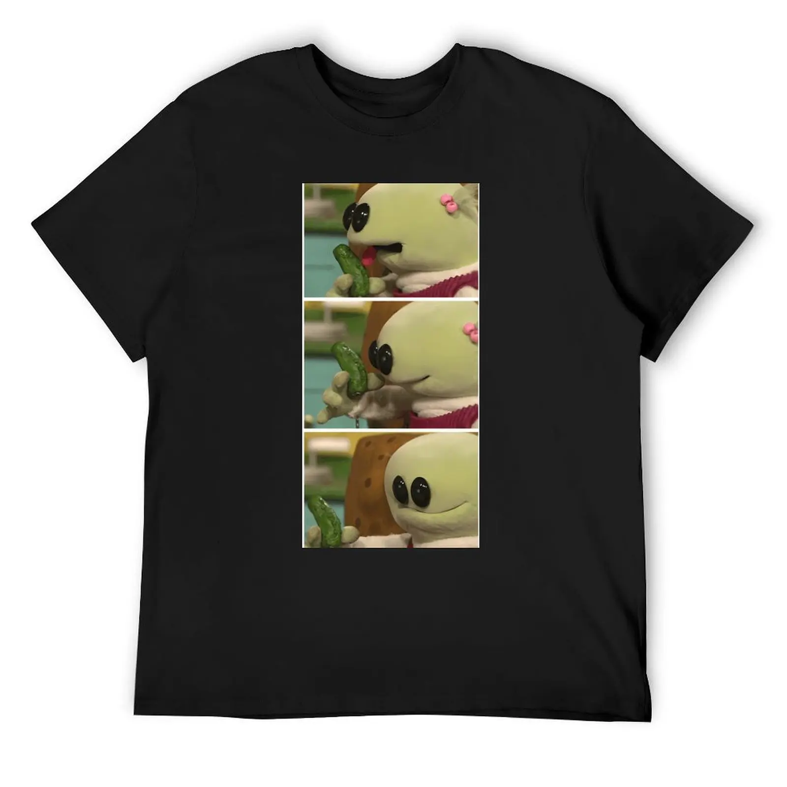 

Nanalan Vs. Cucumber X3 T-Shirt oversized t shirt anime t shirts graphic t shirts mens graphic t-shirts funny