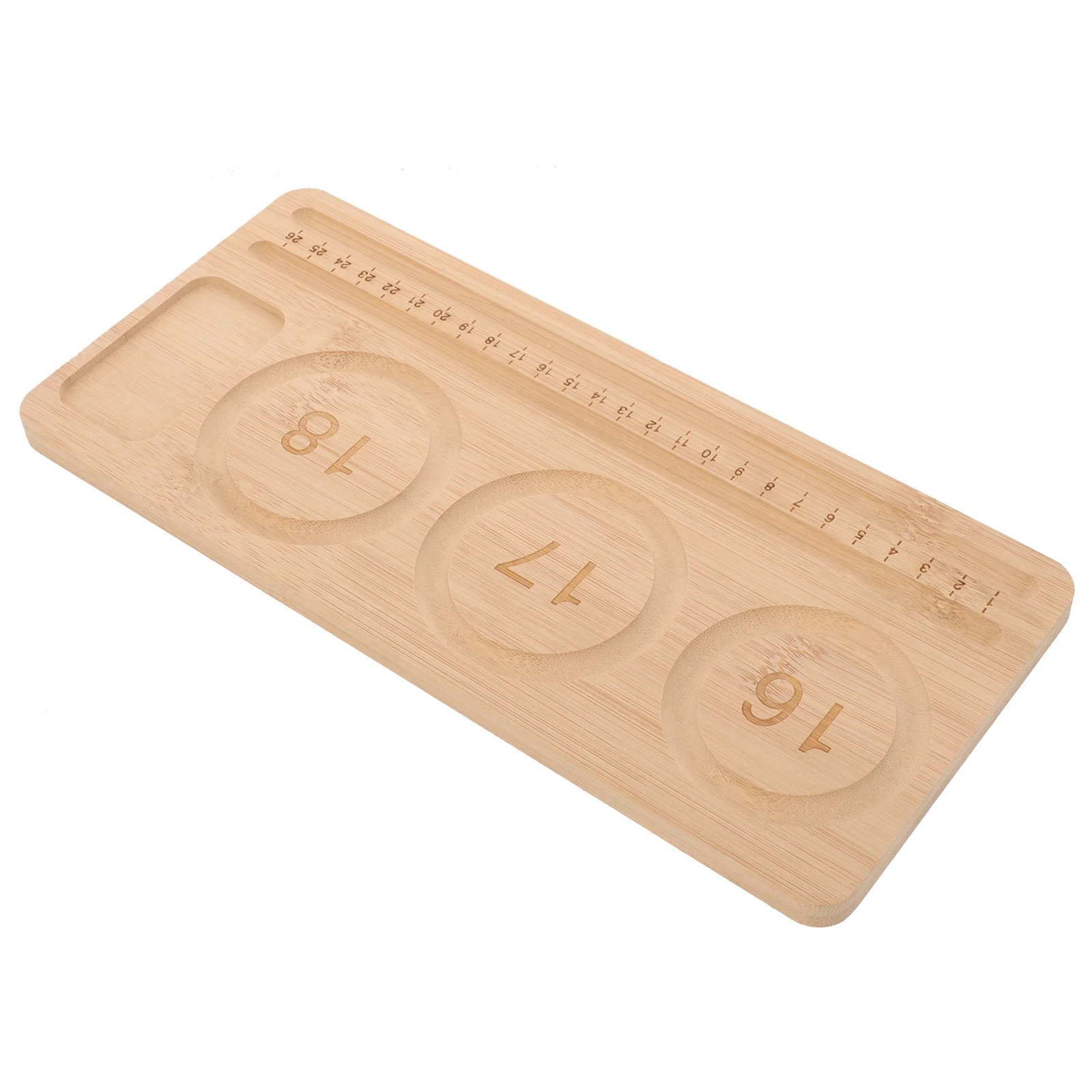 

Bead Board Wooden Sorting Tray for Jewelry Making DIY Stringing Crafts Necklace Bracelet Organizer Desktop Storage Solution