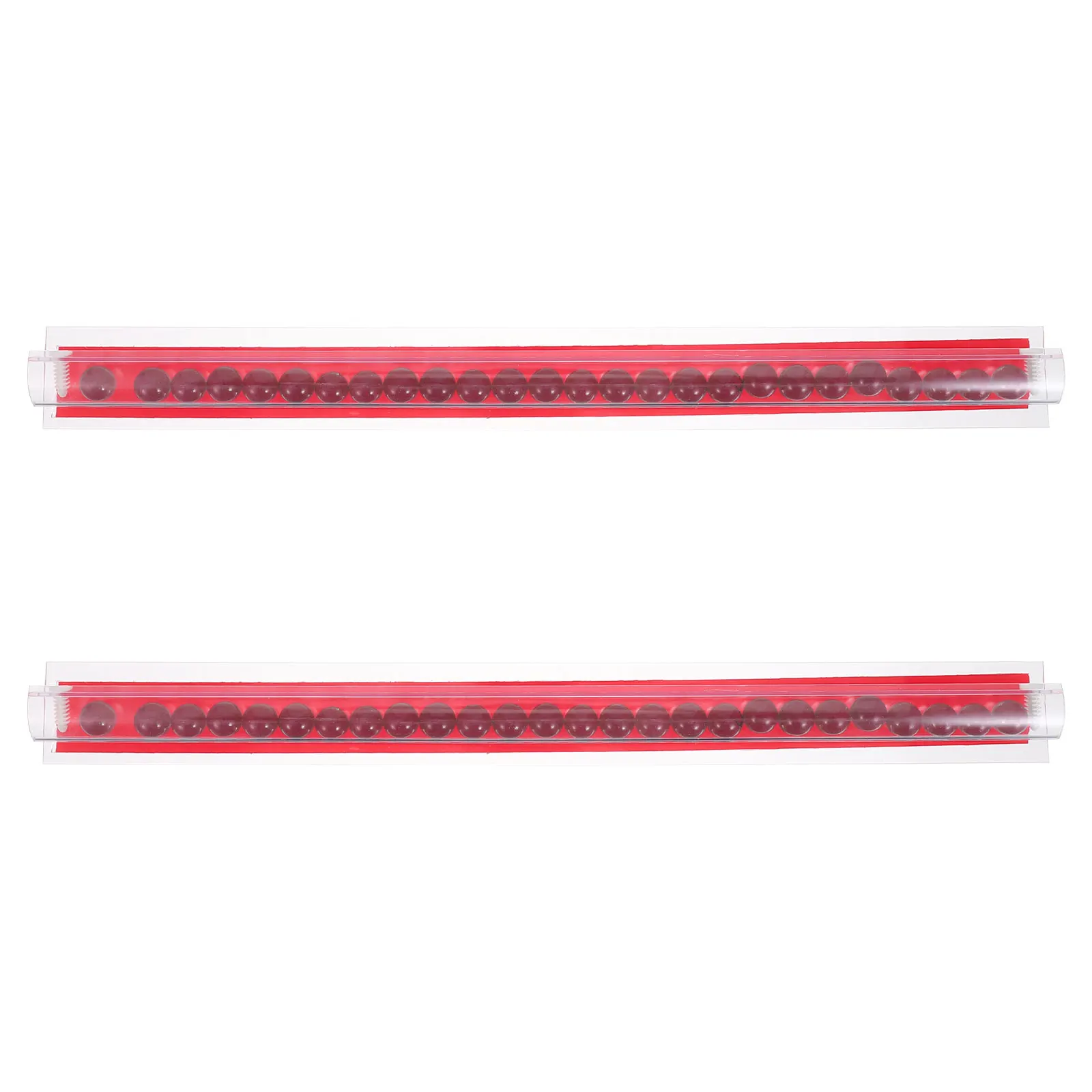 

2Pcs Restaurant Receipt Holder 40Cm Kitchen Ticket Holder with Adhesive Mounting Compact Orders Display Rail for Fridge Cabinet