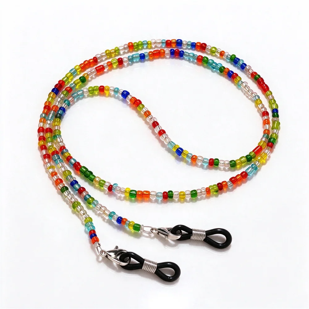 Fashion Eyeglass Chains for Women Pear Crystall Sunglasses Chains Glasses Cord Holder Eyewear Lanyard Necklace Strap Rope