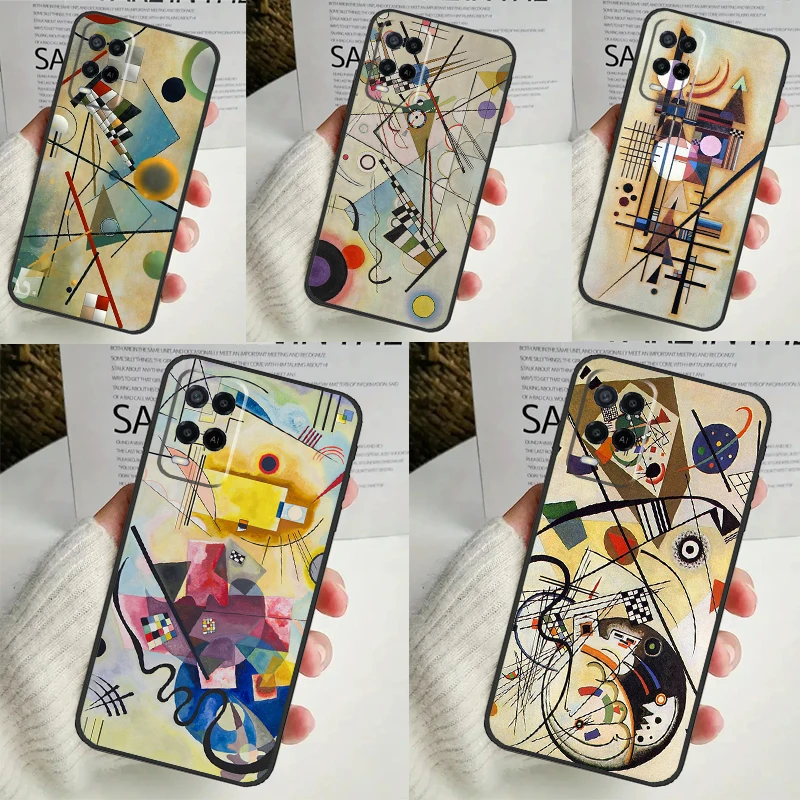 Wassily Kandinsky Abstract For OPPO A96 A76 A16 A54 A74 A94 A58 A78 A98 A5 A9 A53 A52 A72 A91 A15 A17 A57 A77 A79 Case