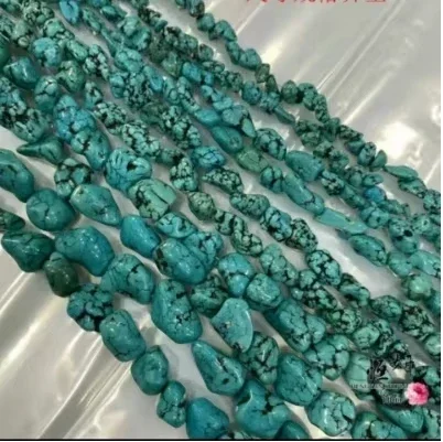 10-14mm Accessoire Ambachten Onderdelen Onregelmatige Rose Turkije Howliet Chalcedoon Losse Kralen Steen DIY 15 inch Sieraden Maken meisjes Geschenken