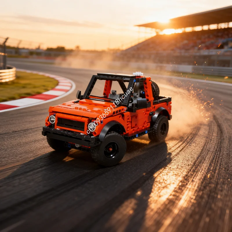 

727pcs MOC Technical Suzuki Samurai Model Building Blocks Architecture DIY Assemble Christmas Gifts Creative Toys Idea Brick