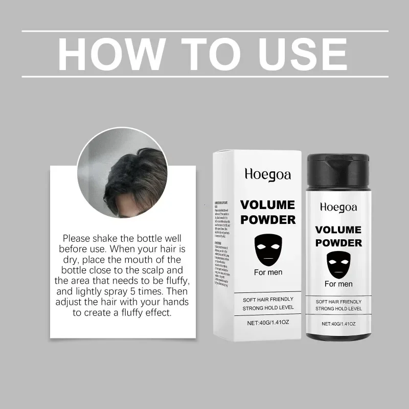 

Long-Lasting Oil Control Fluffy Hair Powder Increase Hair Volume Enhancing Styling-Hair Treatment Salon Volumizing Hair Powder