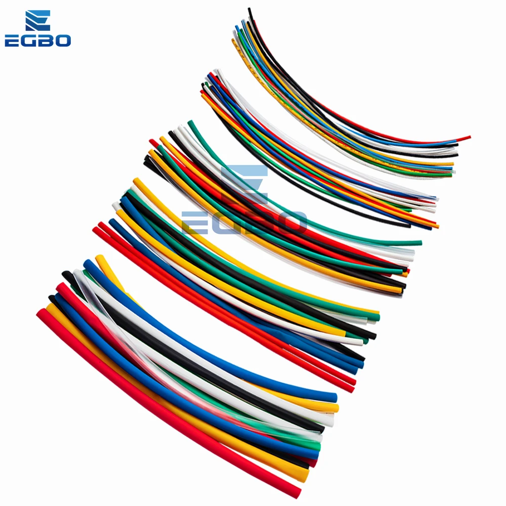 Jednostka elektryczna 70 szt. Ognioodporne trwałe 7 w różnych kolorach kolorów 2:1 zestawy rurka termokurczliwa poliolefinowych