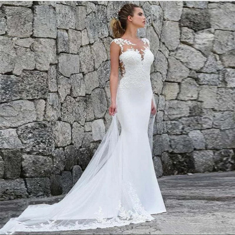 

Lace Wedding Dress for Wedding Sleeveless Wedding Dresses Luxury 2025 Women's Dresses Trend 2025 Long one-piece Dress Gown