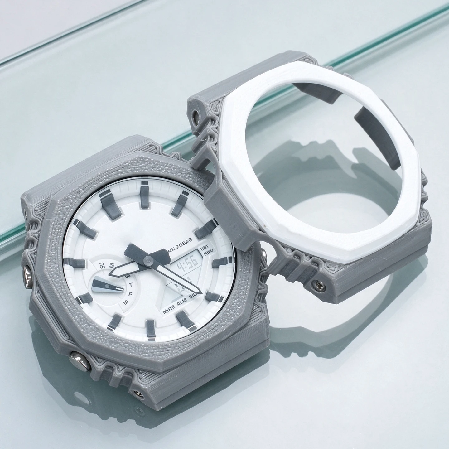 Matte Watch Case For Casio G-Shock GA-2100 CasiOak Octagon Mod Replacement Bezel Housing Accessories