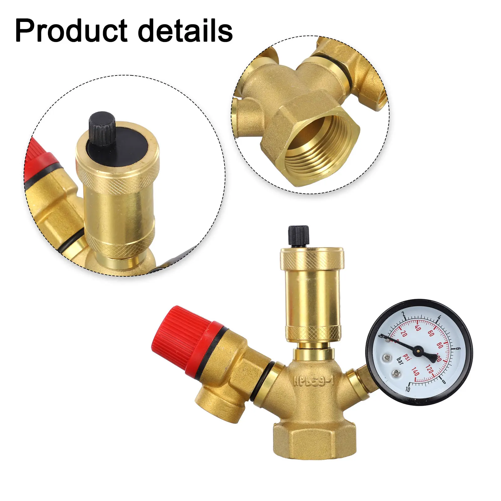 Heating System Air Vent Boiler Maintenance Heat Resistant Seals High-Quality Components For Boilers For Heating Systems