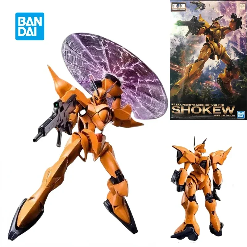 

In Stock Bandai Original Genuine GUNDAM SHOKEW ZMT-S12G RE 1/100 Assembly Model Toys Anime Action Figure Gifts Collectible Kids