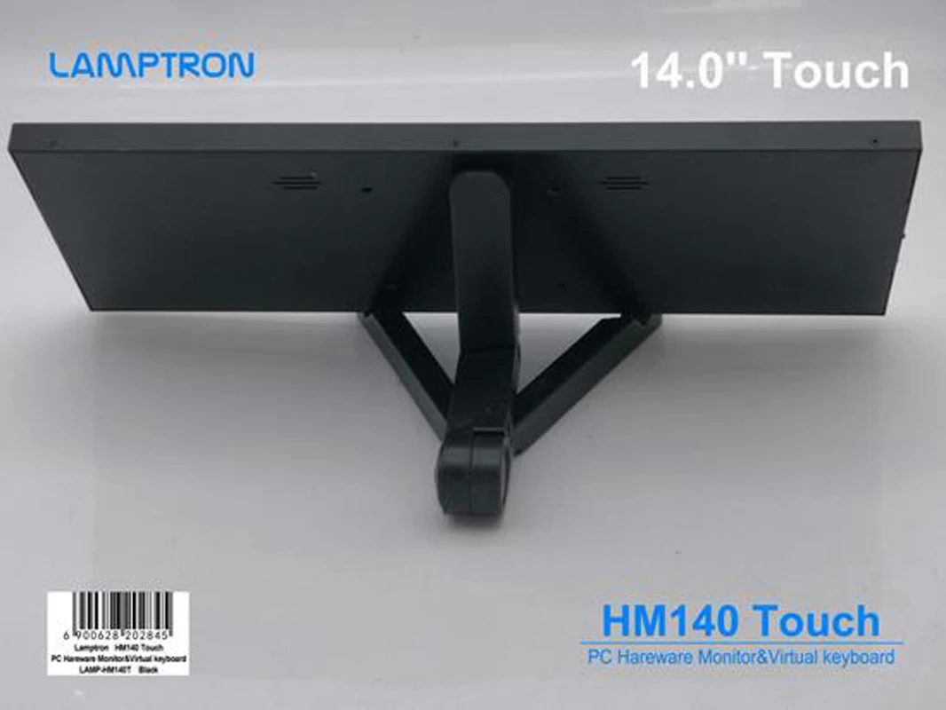 LAMPTRON HM140 TouchPC Hardware Monitor And Virtual Keyboard for Desktop Computers