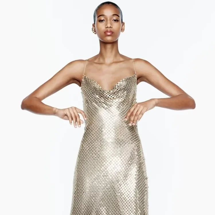 Y2K Sexy Mesh Lingerie Sequin dress streetwear זארה 2022 בגדי נשים dress for women vestidos de tricô femenino summer dress emo