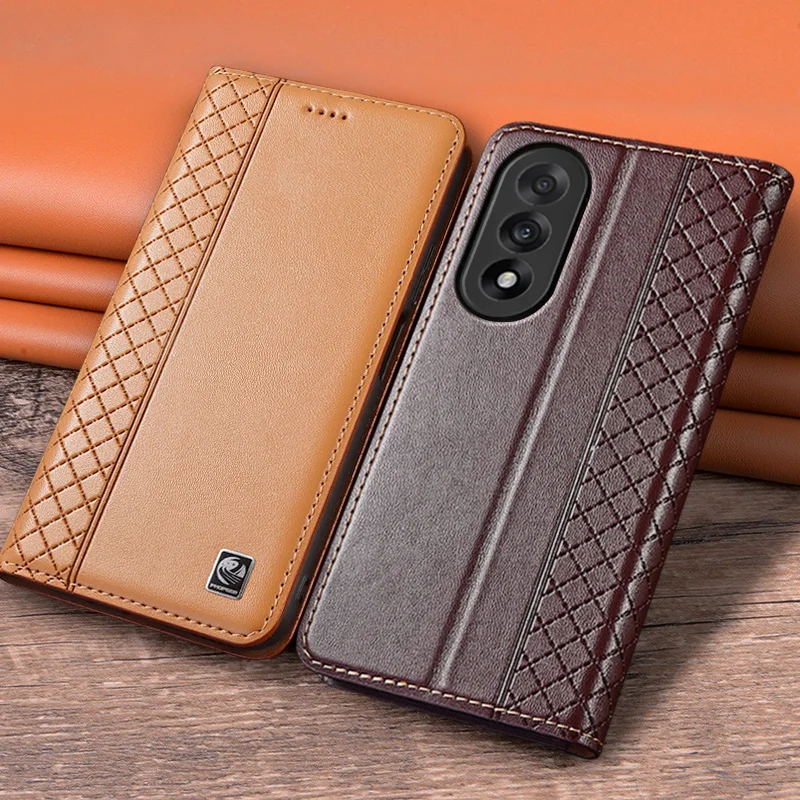 

Флип-чехол для OnePlus Nord 5 CE5 5G, роскошный чехол из натуральной яловой кожи с магнитным рисунком, чехол-кошелек с карманом для карт, чехлы