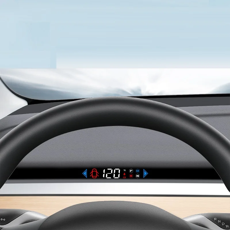 

HerrFuks For TESLA Model 3 Model Y HUD Multifunctional LCD Instrument Speedometer Plug And Play