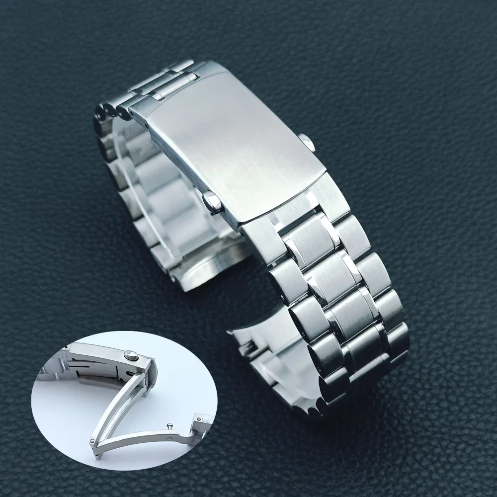 39.7mm Men's watches metal case FIT VK63 movement watch case accessories Sapphire glass watch parts Fits 20mm strap Watch Box
