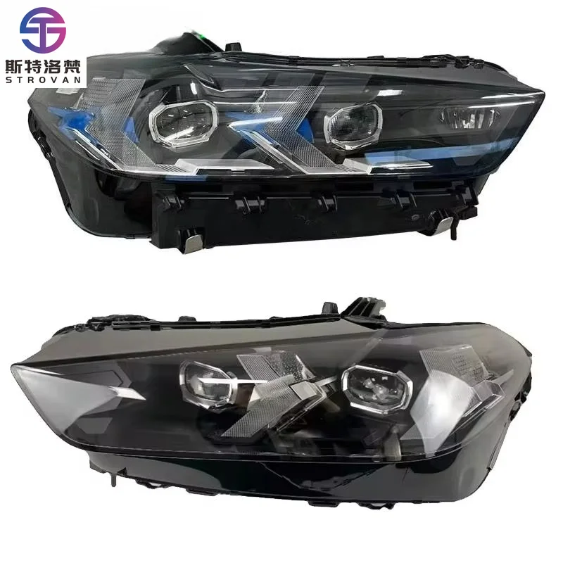 Suitable for X5 G05 X6 G06 Headlight 19-24 G05 New High-end Blue Bottom LED Car Headlight Plug and Play