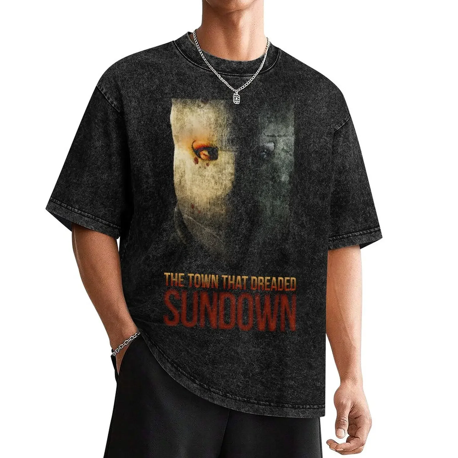 The Town That Dreaded Sundown Horror Movie T-Shirt anime stuff vintage graphic tee tops new edition mens tall t shirts