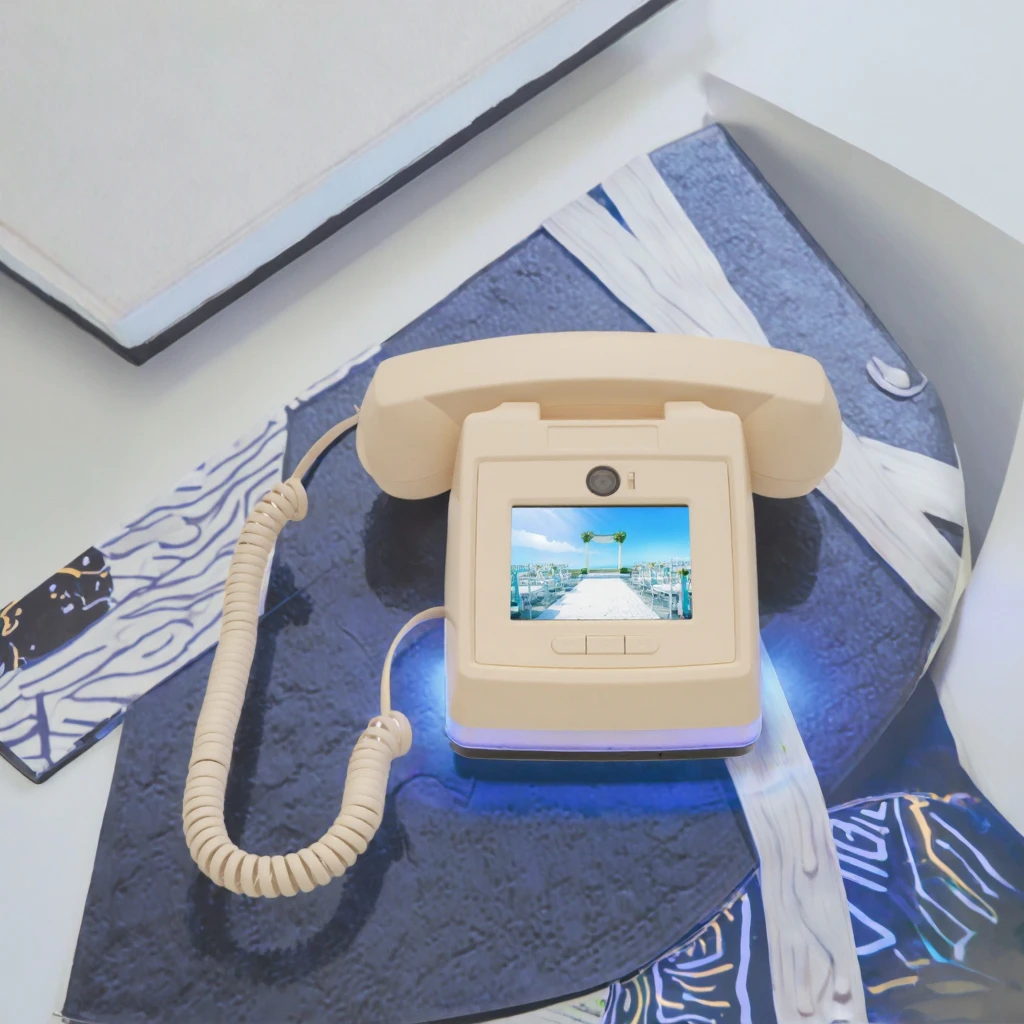 Wedding Phone Message 1080P Video & Audio Recorder Retro Audio & Video Guest Book Vintage Guestbook Antique Phone