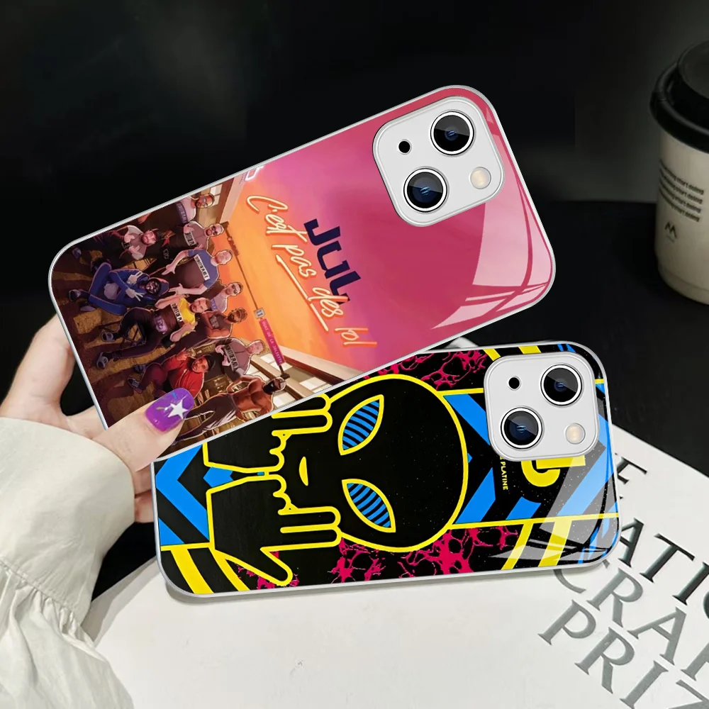 

Rapper JuL C'est Pas Des Lol Phone Case For IPhone 14 13 12 Mini 11 Pro XS Max X XR 14 Plus Tempered Glass Cover