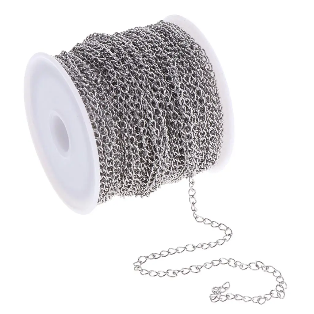 2x 13yd Roll Necklace, Bracelet, Nameplate, Jewelry, Stainless Steel Cable