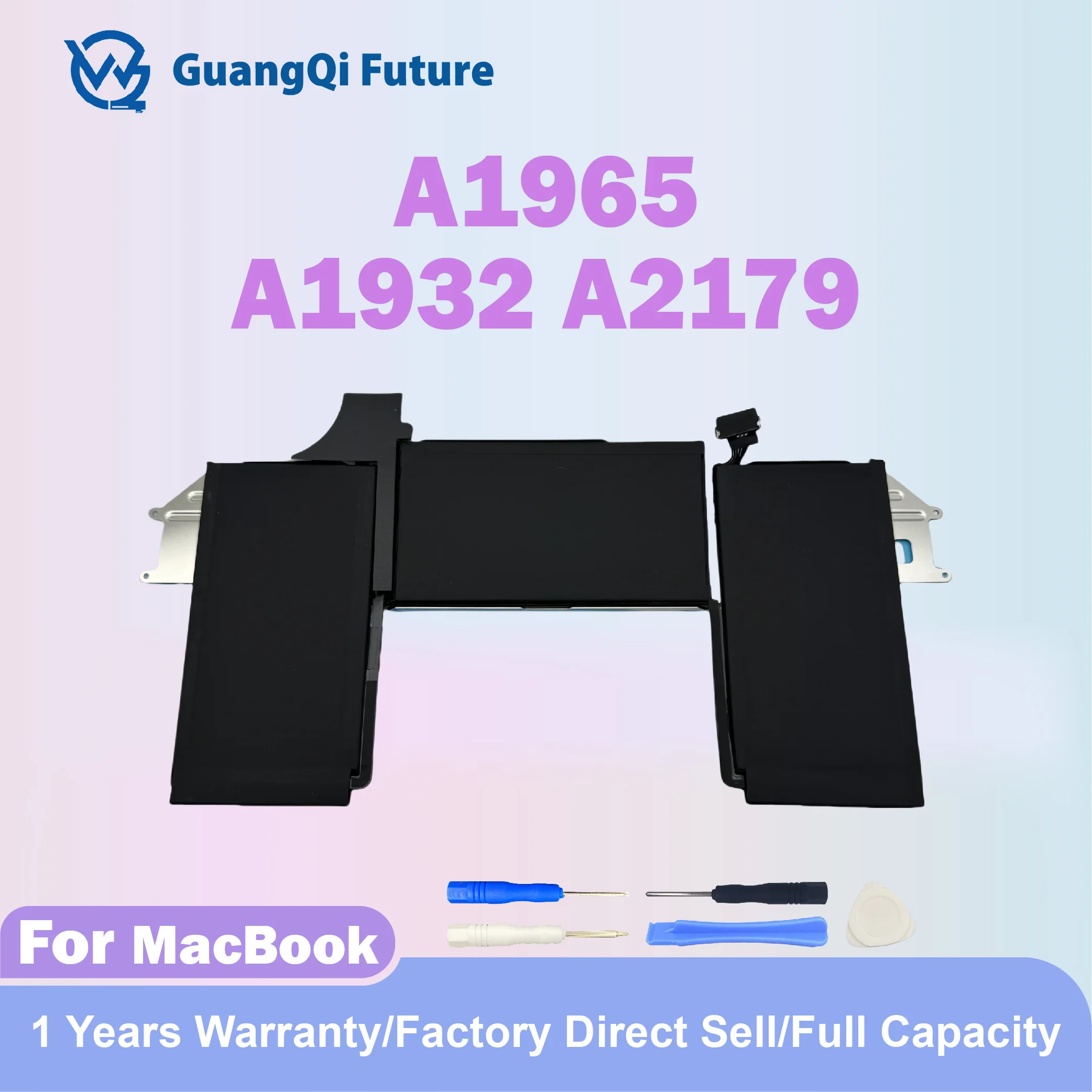 

A1965 A1932 11.4V Battery For Apple MacBook Air 13" 2018 2019 Laptop A2179 Early 2020 EMC 3184 EMC3302 020-02455 A1369 A1465