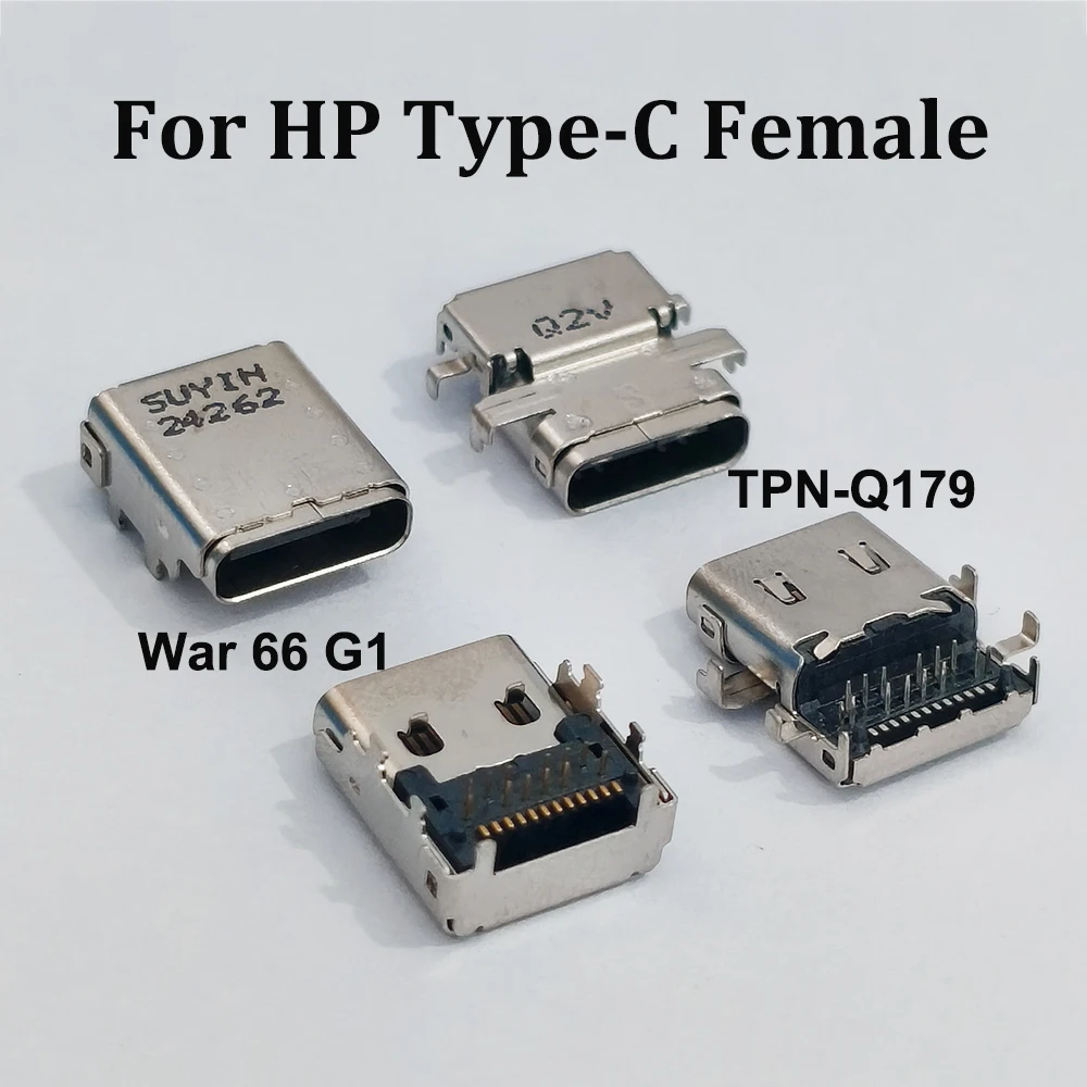 5 Stück Typ-C-Buchse USB-Anschluss für HP TPN-Q179 War 66 G1 Laptop-Stromanschluss Typ-C mit integriertem Ladeanschluss – Detail 1