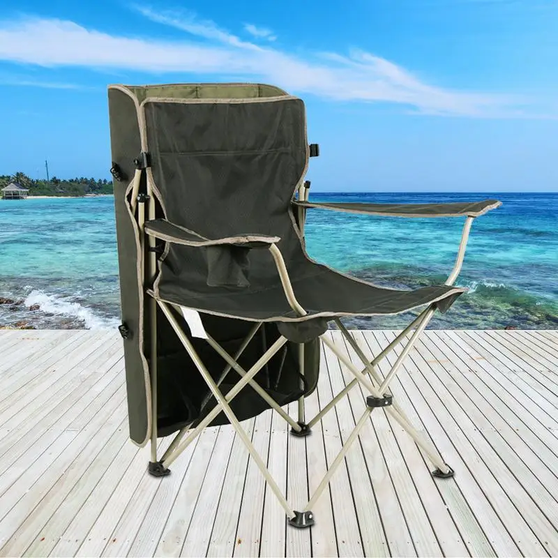 Portable Folding Camping Chair With Cup Holder Lightweight Tourist Chairs Fishing Chair Outdoor Camping Furniture