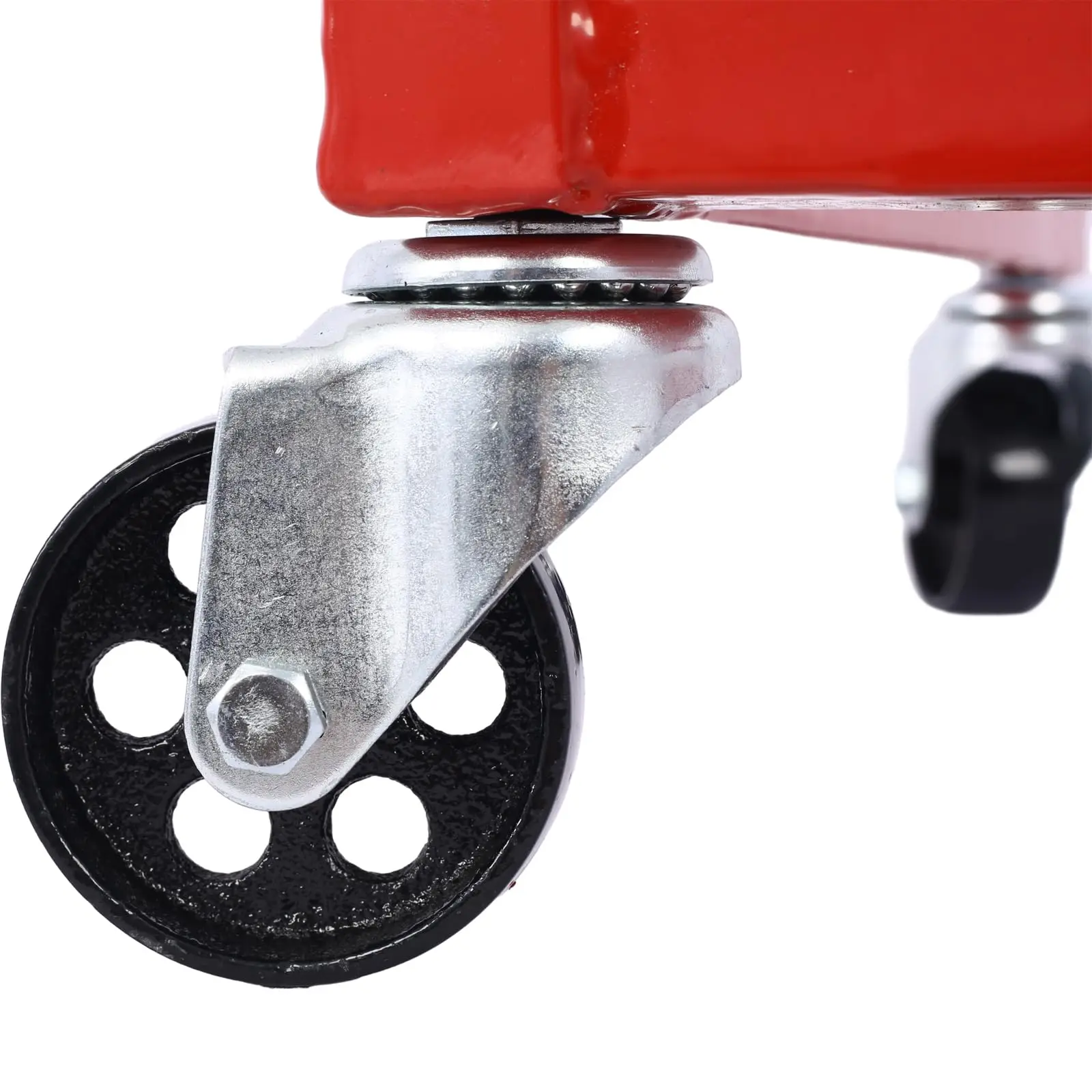 1500 lbs Engine Cradle Dolly - Height & Width Adjustable, 4 Full Swivel Wheels, Rubber Pads, Tie-Down Mounts - Heavy Duty Engine Stand for Auto Repair Shops