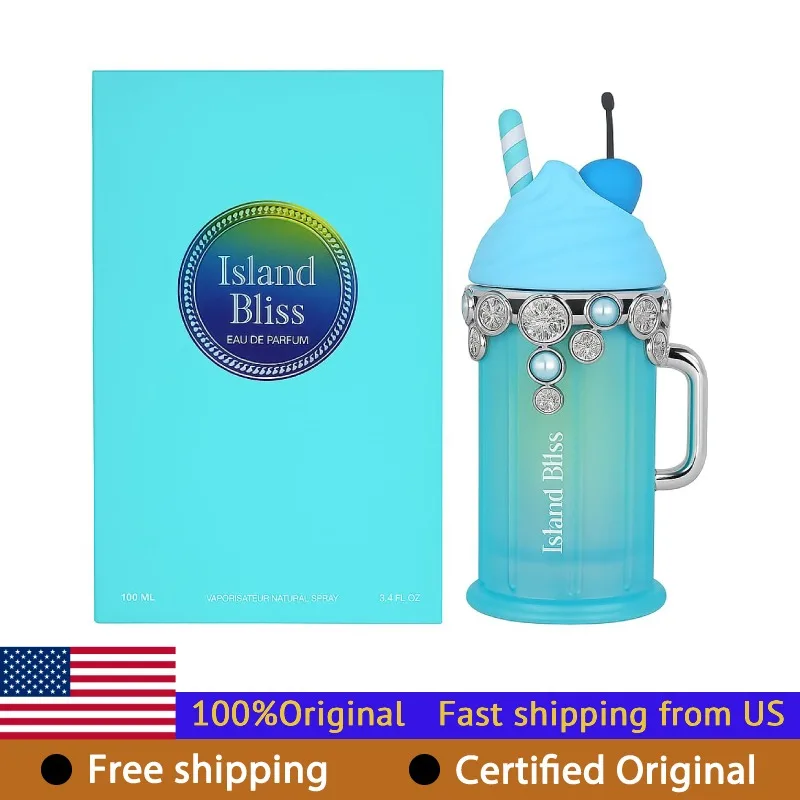 

Armaf Island Bliss Eau de Parfum Spray 100 ML /3.4 Oz Premium Arabian Perfumes Lasting Floral Fruity Gourmand Pheromones Perfume
