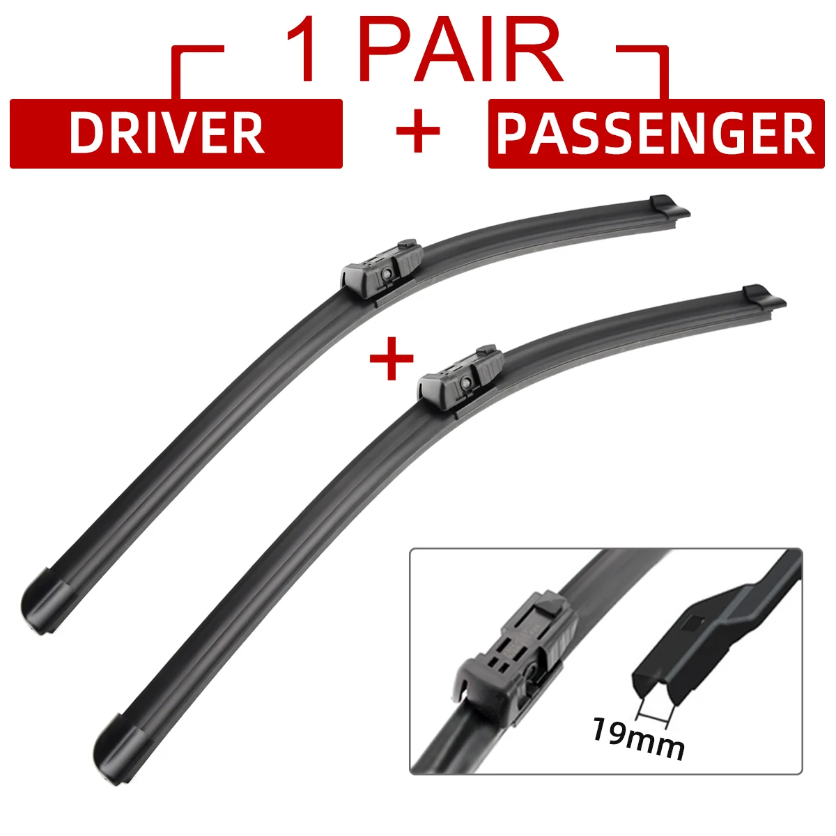 For Opel Combo D 2012-2017 Car Accessories Front Windscreen Wiper Blade Brushes Wipers  2017 2016 2015 2014 2013