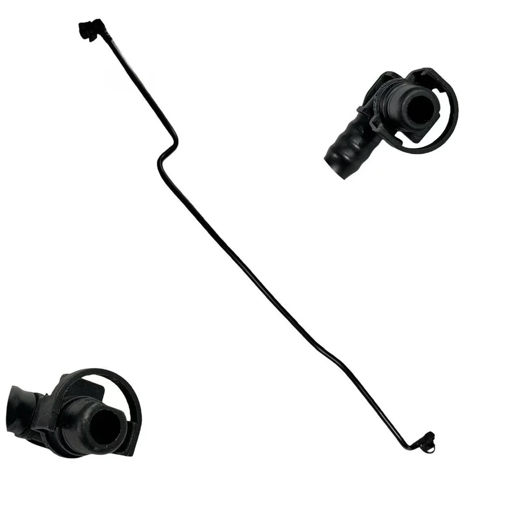 Radiator Overflow Tube Coolant Reservoir Hose Direct Replacement Part ABS Construction Heat-resistant Material