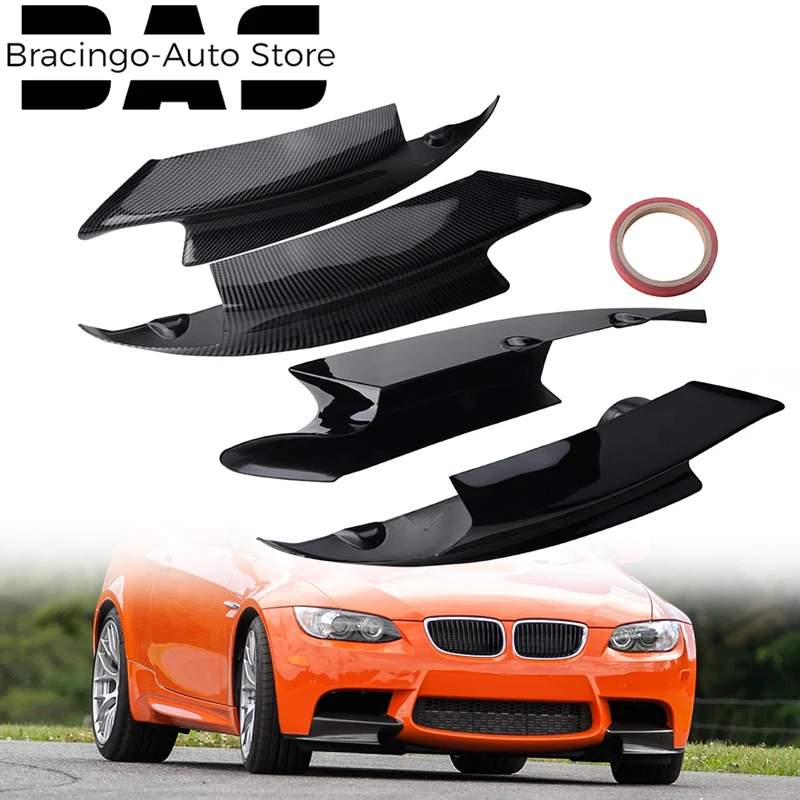 

Fit For BMW 3Series E92 E93 M3 2007-2013 Front Bumper Lip Kit Spoiler Racing Splitter Guide Plate Car External Refit Accessories