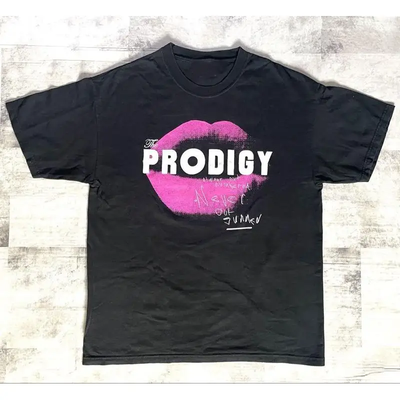 The Prodigy Lip Logo T Shirt All size S 5XL For Fans HD236