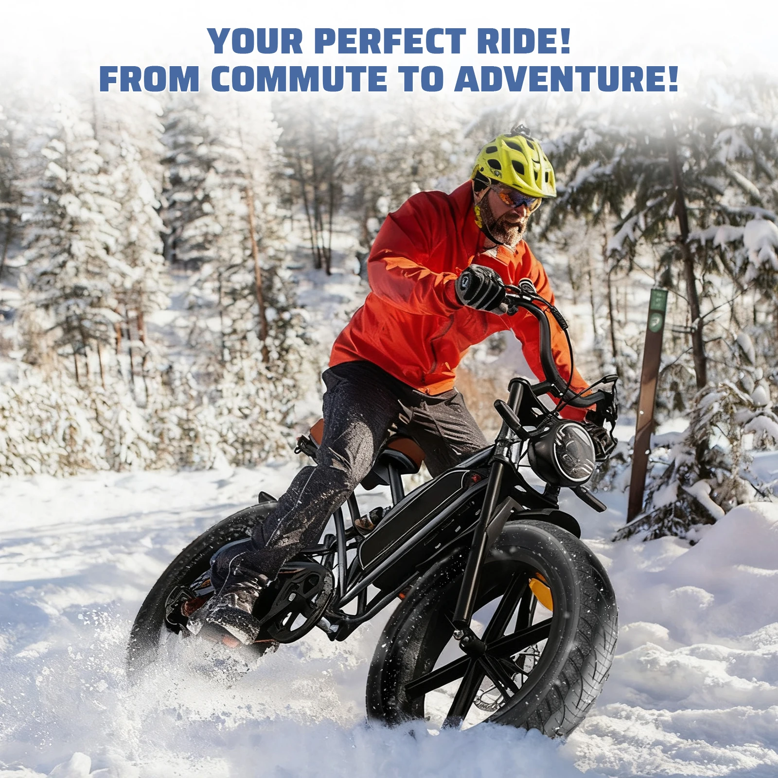 ZUKKA 20x4.0 Fatbike-Reifen Allterrain Pannensicherer Hochleistungs-Ersatzreifen für E-Bike MTB Schnee-Cruiser Dreirad – Detail 7