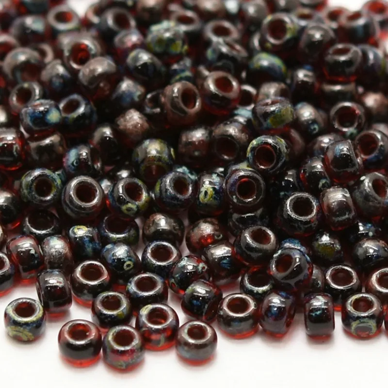 Miyuki Round Beads Picasso Coating Series Glass Beads Japan DIY Seed Beads for Jewelry Making