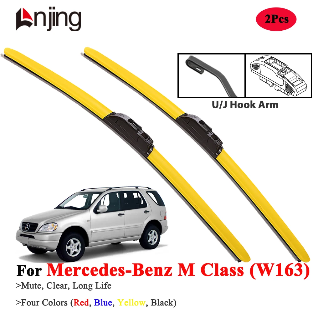 

LNJING Wiper Blades For Mercedes Benz M Class W163 ML320 ML350 ML430 ML500 ML55 1998-2005