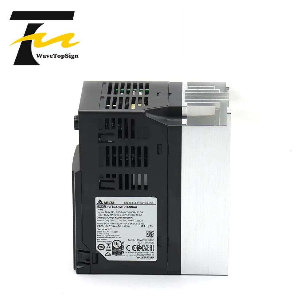VFD4A8ME21ANNAA 1.5kW AC Frequency Inverter 220V Input 3Phase Motor Speed Driver