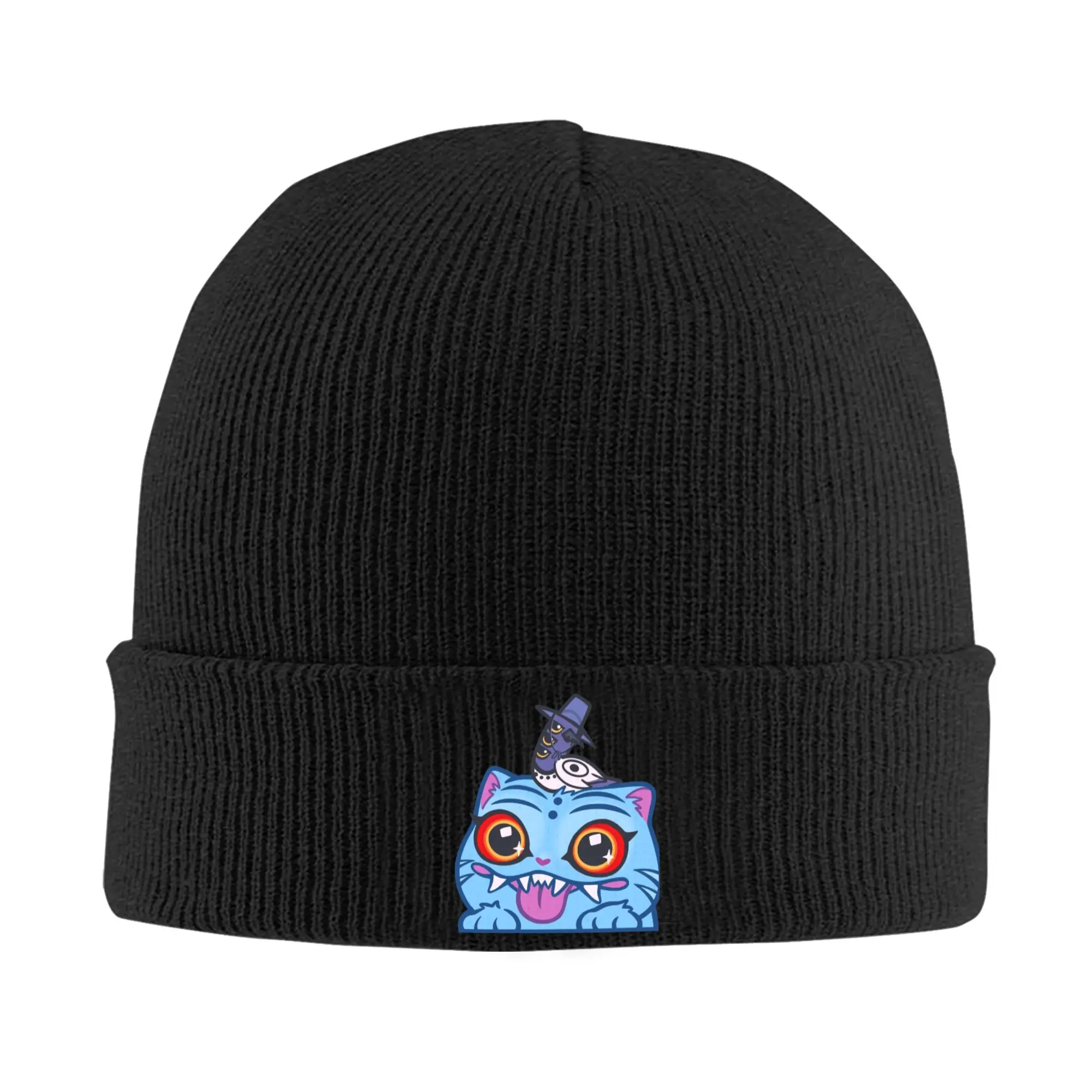 

Kpop Demon Hunters Derpy Tiger And Bird Bonnet Hats Beanie Hats Winter Custom Knitting Hat Street Adult Unisex Warm Soft Cap