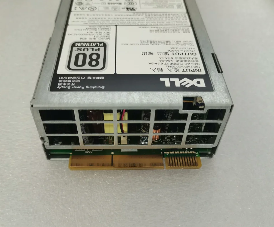 Fonte de alimentação para Dell, Dell R530, R630, R730, R730XD, 495W, D495E-S1, GRTNK 2FR04, 09338D